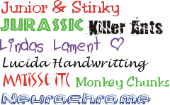 Fonts j-n